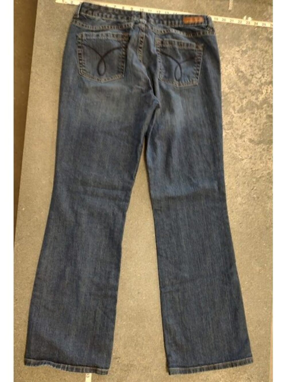 Calvin Klein Jeans Women's Bootcut Blue Denim Jeans Size 12 x 32 #Y2K #BohoChic